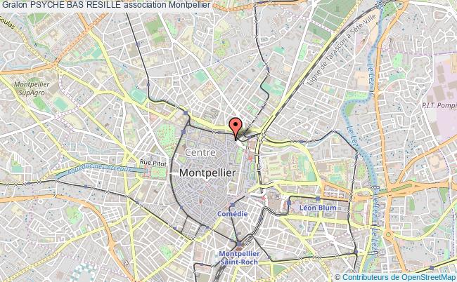 plan association Psyche Bas Resille Montpellier