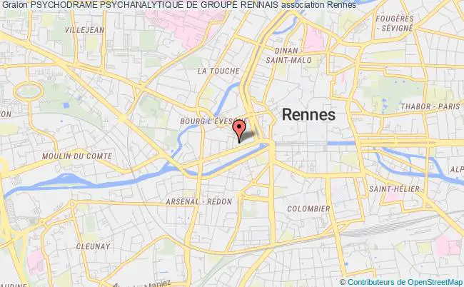 plan association Psychodrame Psychanalytique De Groupe Rennais Rennes