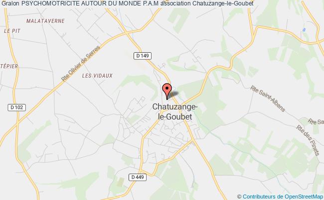 plan association Psychomotricite Autour Du Monde P.a.m Chatuzange-le-Goubet