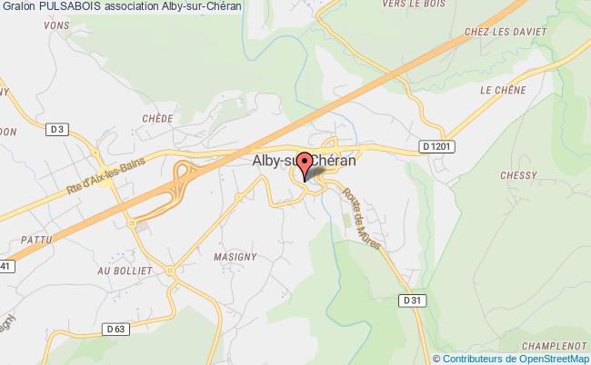 plan association Pulsabois Alby-sur-Chéran