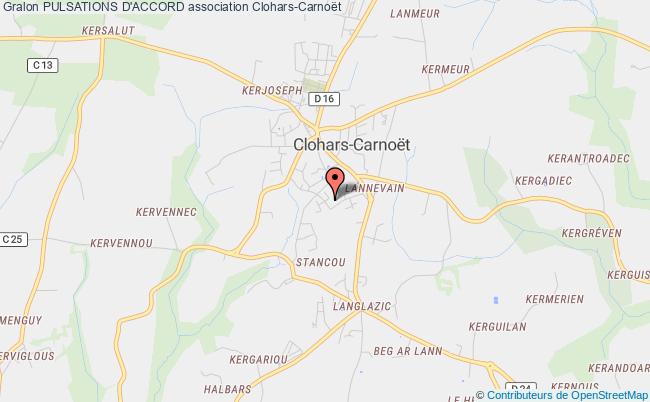 plan association Pulsations D'accord Clohars-Carnoët