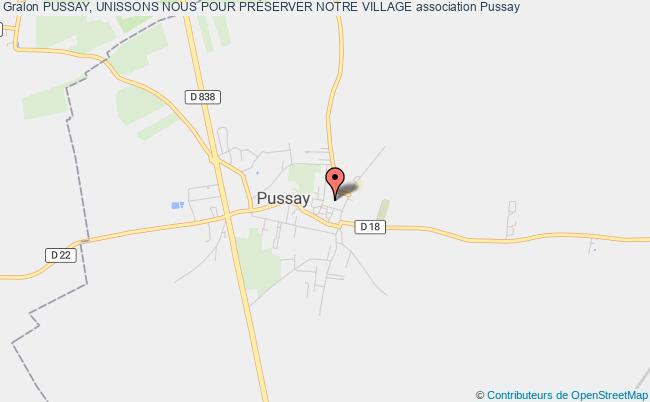plan association Pussay, Unissons Nous Pour PrÉserver Notre Village Pussay
