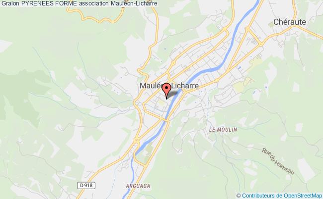 plan association Pyrenees Forme Mauléon-Licharre