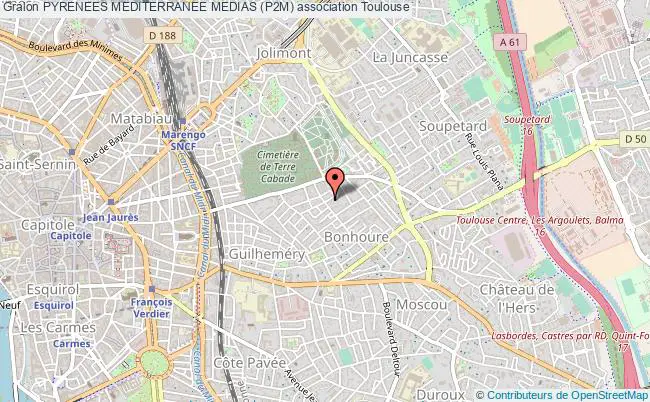 plan association Pyrenees Mediterranee Medias (p2m) Toulouse