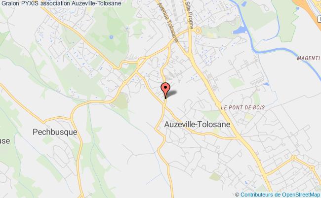 plan association Pyxis Auzeville-Tolosane
