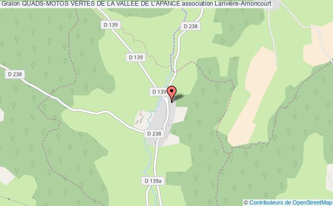 plan association Quads-motos Vertes De La Vallee De L'apance Larivière-Arnoncourt