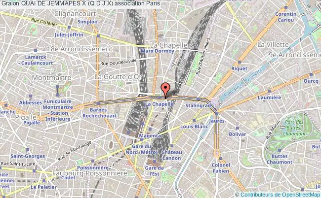 plan association Quai De Jemmapes X (q.d.j.x) Paris