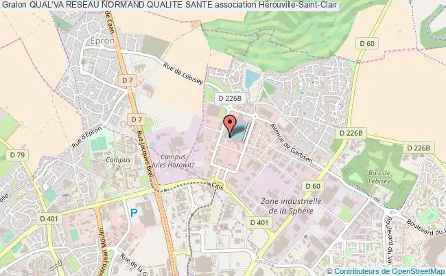 plan association Qual'va Reseau Normand Qualite Sante Hérouville-Saint-Clair