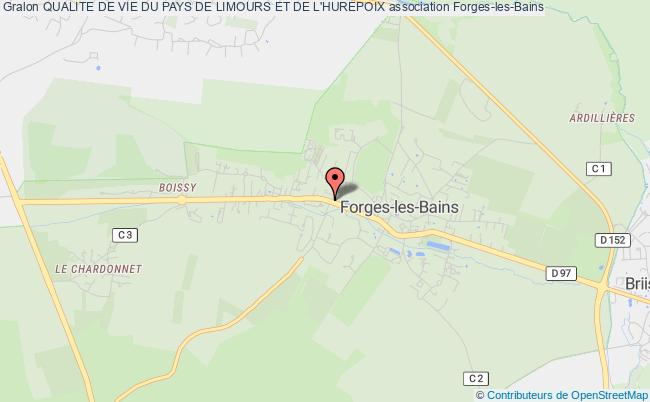 plan association Qualite De Vie Du Pays De Limours Et De L'hurepoix Forges-les-Bains