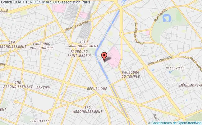 plan association Quartier Des Marlots Paris