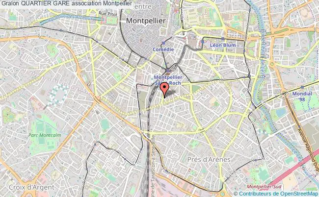 plan association Quartier Gare Montpellier