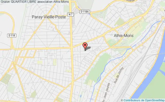 plan association Quartier Libre Athis-Mons