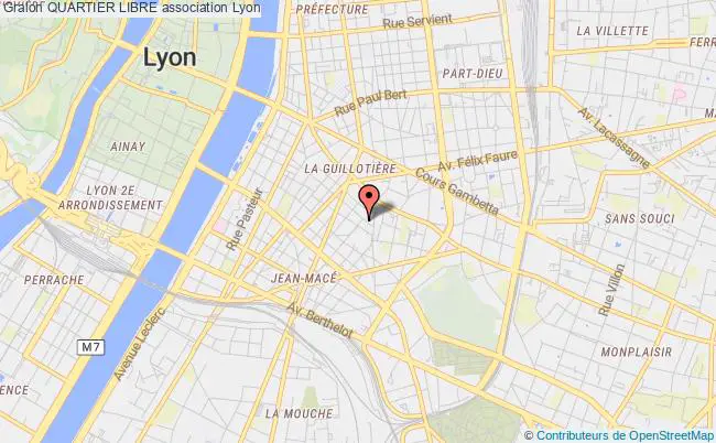 plan association Quartier Libre Lyon