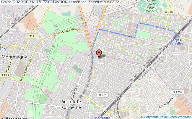 plan association Quartier Nord Association Pierrefitte-sur-Seine