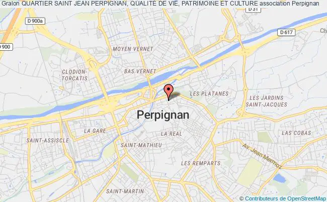 plan association Quartier Saint Jean Perpignan, QualitÉ De Vie, Patrimoine Et Culture Perpignan