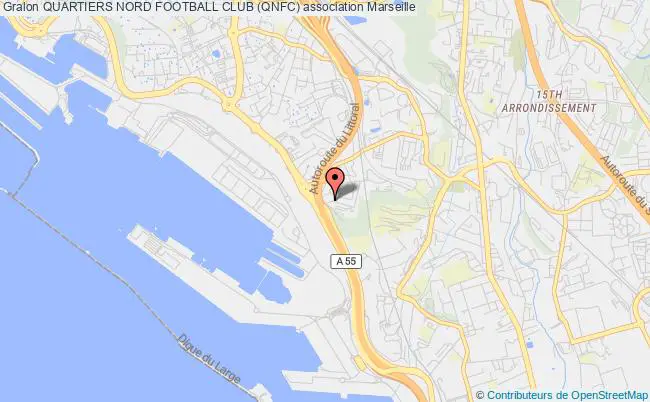 plan association Quartiers Nord Football Club (qnfc) Marseille