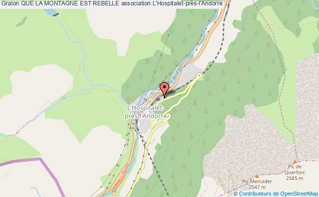 plan association Que La Montagne Est Rebelle L'   Hospitalet-près-l'Andorre