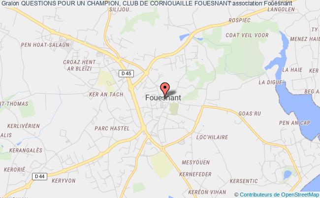 plan association Questions Pour Un Champion, Club De Cornouaille Fouesnant Fouesnant