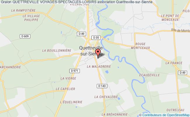 plan association Quettreville Voyages-spectacles-loisirs Quettreville-sur-Sienne