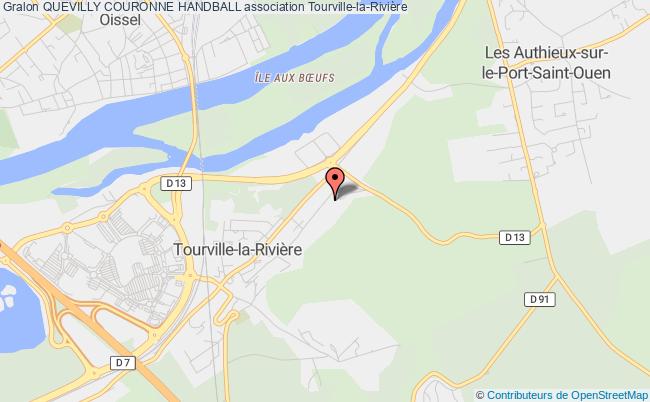plan association Quevilly Couronne Handball Tourville-la-Rivière