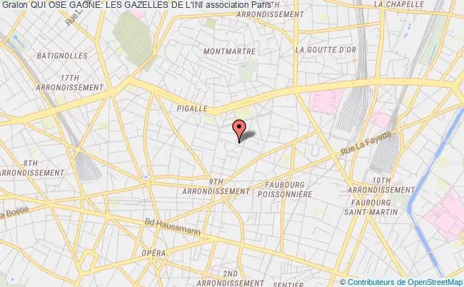 plan association Qui Ose Gagne: Les Gazelles De L'ini Paris