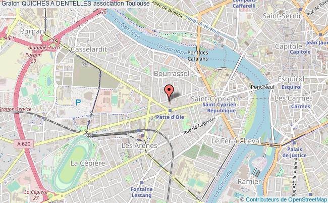 plan association Quiches A Dentelles Toulouse