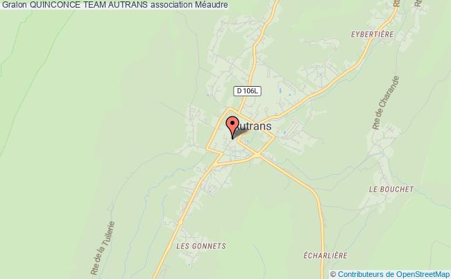 plan association Quinconce Team Autrans Autrans-Méaudre en Vercors