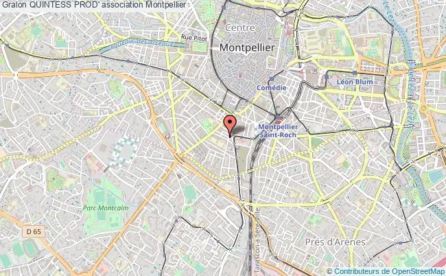 plan association Quintess Prod' Montpellier
