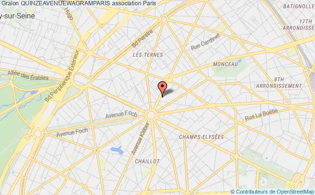 plan association Quinzeavenuewagramparis Paris 17e