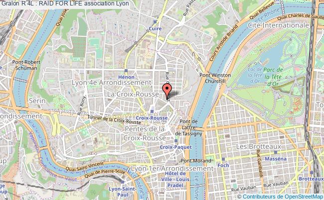 plan association R 4l : Raid For Life Lyon 4e Arrondissement