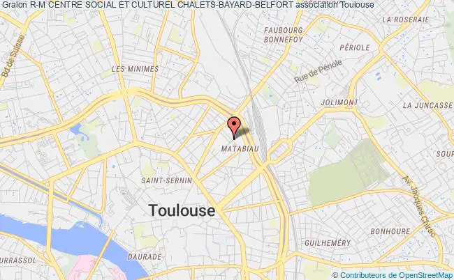 plan association R-m Centre Social Et Culturel Chalets-bayard-belfort Toulouse