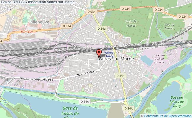plan association R'musik Vaires-sur-Marne