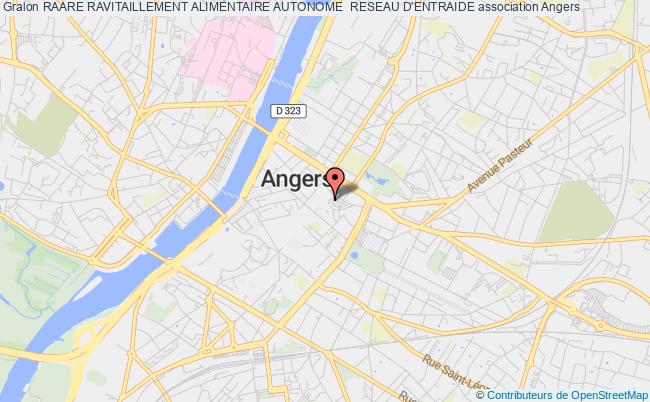 plan association Raare Ravitaillement Alimentaire Autonome  Reseau D'entraide Angers