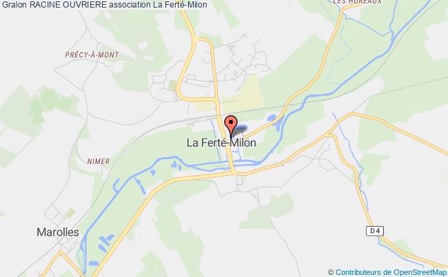 plan association Racine Ouvriere La    Ferté-Milon