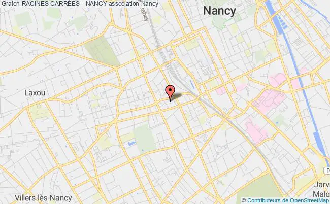 plan association Racines CarrÉes - Nancy Nancy