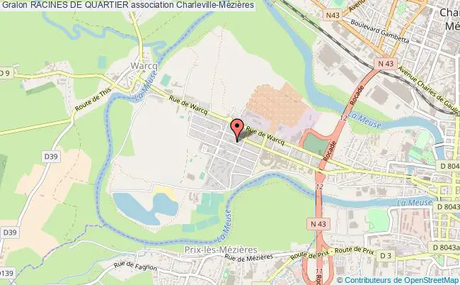 plan association Racines De Quartier Charleville-Mézières