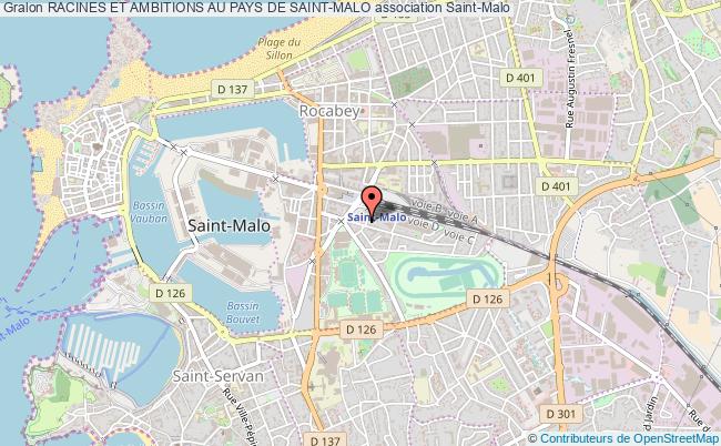 plan association Racines Et Ambitions Au Pays De Saint-malo Saint-Malo