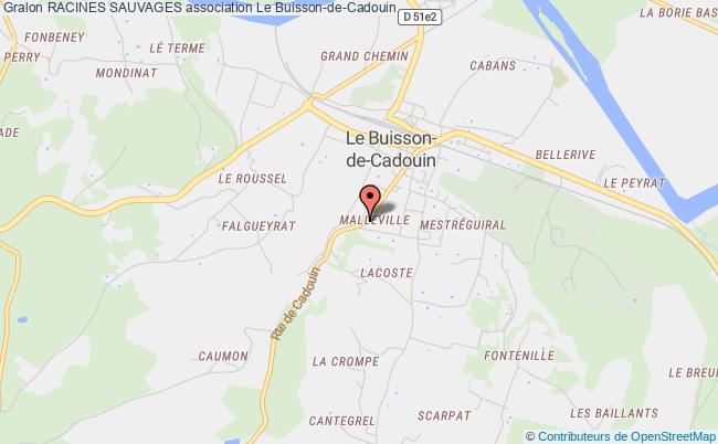 plan association Racines Sauvages Buisson-de-Cadouin