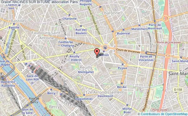 plan association Racines Sur Bitume Paris