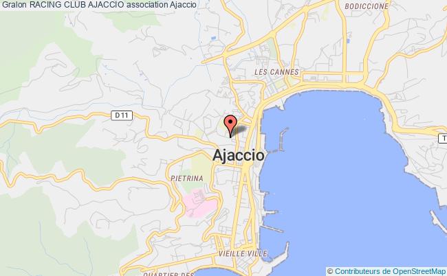 plan association Racing Club Ajaccio Ajaccio