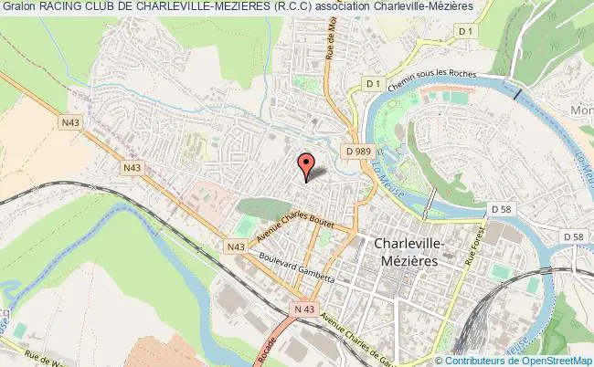 plan association Racing Club De Charleville-mezieres (r.c.c) Charleville-Mézières
