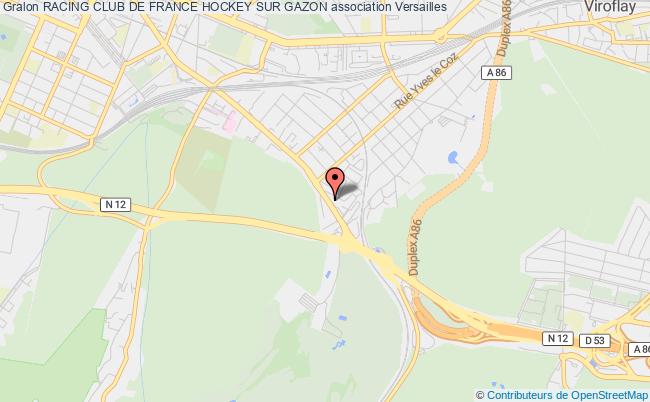 plan association Racing Club De France Hockey Sur Gazon Versailles
