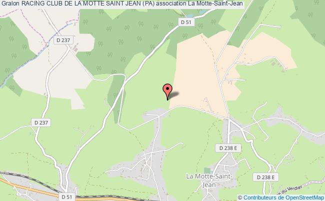 plan association Racing Club De La Motte Saint Jean (pa) La    Motte-Saint-Jean