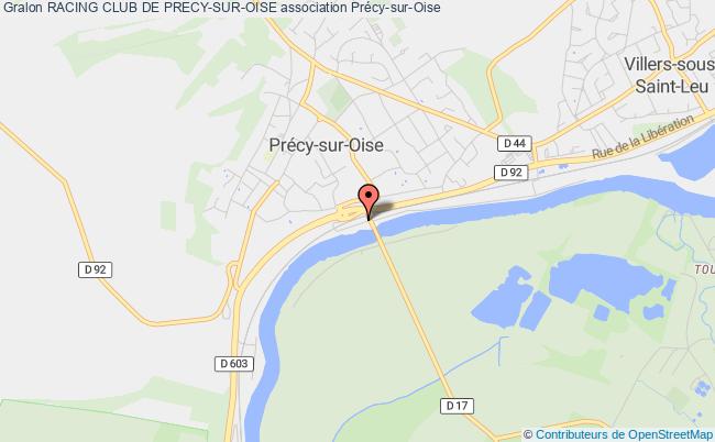 plan association Racing Club De Precy-sur-oise Précy-sur-Oise