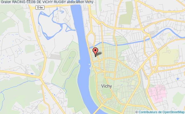 plan association Racing Club De Vichy Rugby Vichy
