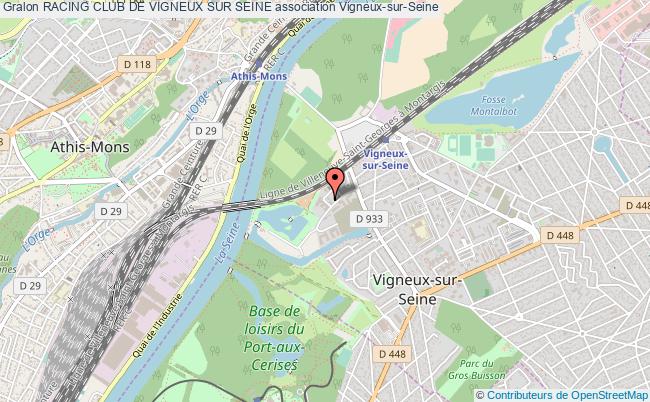 plan association Racing Club De Vigneux Sur Seine Vigneux-sur-Seine
