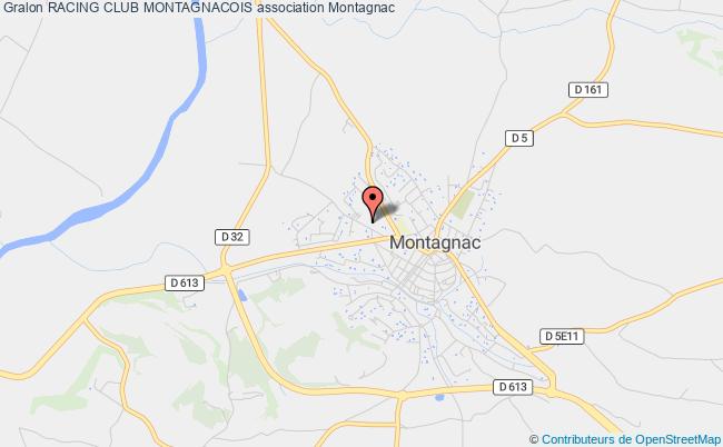 plan association Racing Club Montagnacois Montagnac