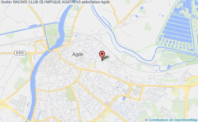 plan association Racing Club Olympique Agathois Agde