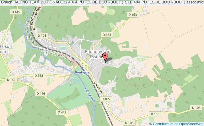 plan association Racing Team Botignacois 4 X 4 Potes De Bout-bout (r.t.b.4x4 Potes De Bout-bout) Boutigny-sur-Essonne