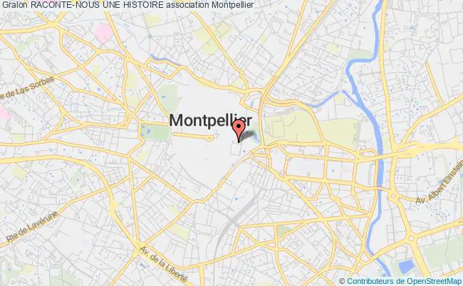 plan association Raconte-nous Une Histoire Montpellier